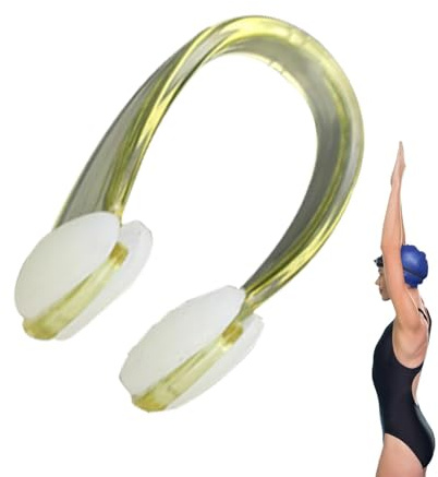 Genérico Clip Nasal para Nadar - Pinzas De Silicone para Nariz De Niños Y Adultos - Equipo De Entrenamiento para Piscina