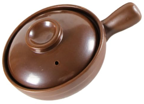 VALICLUD Olla De Cerámica Pequeña De Litio Para Cocinar, Alta Temperatura, Antiadherente, Para Uso Doméstico, Adecuado Para Arroz y Guisos, Cocina Tradicional, Sin Tapa