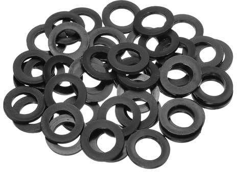 PATIKIL Arandela Plana De Nylon M12 55 Piezas 12 Mm Diámetro Interior 20 Mm Diámetro Exterior 2 Mm Espesor Junta De Sellado De Plástico Espaciador Para Tornillos Bridas Grifos Válvulas De