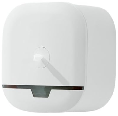 Generic Dispensador Compacto de Toallas de Papel Montado en la Pared, Diseño de Cerradura para Cocina, Oficina, Baños Públicos, ABS, 7,87x3,74 Pulgadas, Montaje Adhesivo para Mayor Comodidad (White)