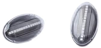 Intermitentes Laterales Dinámicos Para Subaru Para XV Para GP3 Para GP7 Para GPD Para GT3 Para GT7 Para GTE Luz Giro Lateral LED Lámpara Señal Indicador Espejo Lateral(Clear)