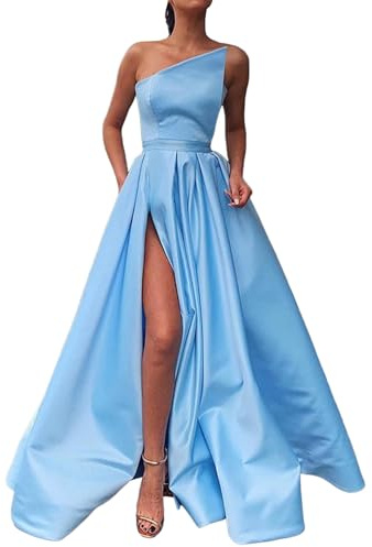 Luadnysin Vestito Cerimonia Donna Abito da Schiena Scoperta Dresses Corto Davanti Lungo Dietro Gonna Ampia Damigella Elegante per Matrimonio Curvy Sexy Sposa Civile Abiti
