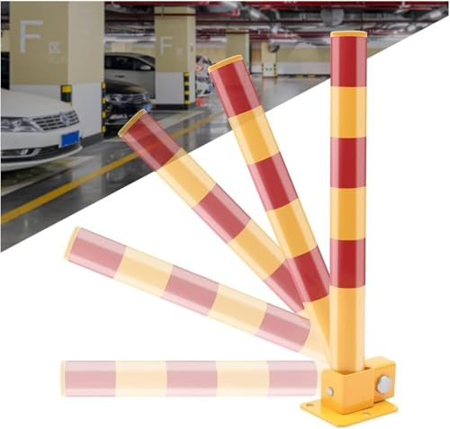 Barrière de sécurité pliable avec bandes réfléchissantes pour la sécurité de la circulation et du stationnement