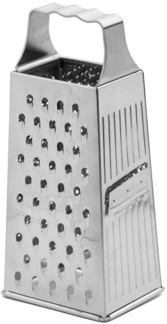 Weis 12444 Râpe à 4 Faces Acier Inoxydable Argent 8,5 x 10 x 24 cm