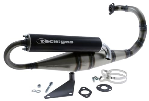 TECNIGAS Auspuff Next-R kompatibel mit PEUGEOT Speedfight 2 50 AC 2-Takt Typ:S1, Speedfight 2 50 LC 2T Typ:S1, Speedfight 2 50 AC Euro 2, ab 04