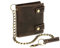 Biker Cartera con Cadena para señores Motociclista Monedero para señoras Trucker Vintage Style LEAS, Piel auténtica, marrón - ''LEAS Vintage-Collection''