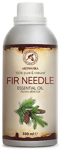 Fichtennadel Öl 500ml - Weihnachtsbaumduft - Abies Sibirica - Ätherisches Fichtenöl - Tannenöl - Reine Duftöl für Weihnachten - Luftbefeuchter - Aromatherapie - Duftlampe