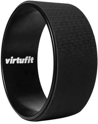 VirtuFit Premium Yoga Rad - 33 cm - Onyx Schwarz