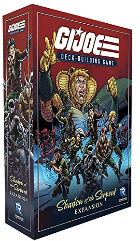 Renegade Game Studios G.I. Joe Deck-Building Game: Shadow of The Serpent Expansion - Ages 13+, 1-4 Players 30-70 Mins, Deck Building Game Expansion