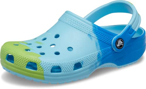 Crocs Unisex-Adult Classic Ombre Clogs, Arctic/Multi, 4 Men/6 Women