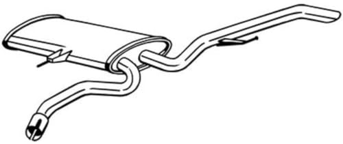 BOSAL Endschalldämpfer 279-869 | Kompatibel mit: PEUGEOT 308 SW II
