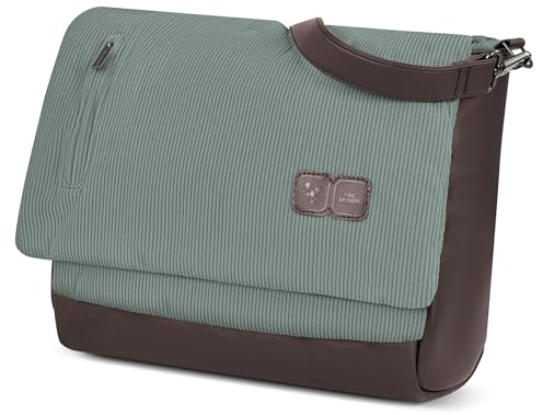 ABC Design Wickeltasche Urban - Crossbody Bag mit Baby Zubehör – Messenger Bag - großes Hauptfach - breiten Schultergurt - Polyester