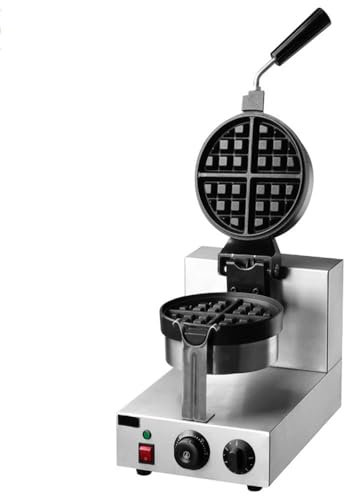 Gaufrier Belge Machine À Gaufres Électrique Rotation À 360° Sans Goutte Chauffage Uniforme Double Face Pour Gaufres Dorées Moelleuses Convient Pour Restaurant Boulangeries Snack Bar Famille (Color :
