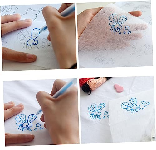 PLAFOPE 32blätter Transparentpapier Weiß Diy-stickerei-transferpapier Muster-nachzeichnungen Zeichenpapier Technisches Zeichenpapier Kreativ-transparentpapier-sets