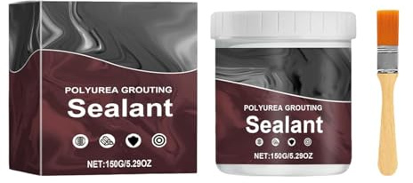 Sellador de lechada de poliurea, sellador de lechada para azulejos de ducha, reparación de fugas de grietas de cemento en paredes de azulejos, revestimiento sellador impermeable, sellador de lechada p