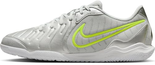 Nike Herren Legend 10 Academy IC Futsal-Schuh, Metallic Silver/White-Volt, 39