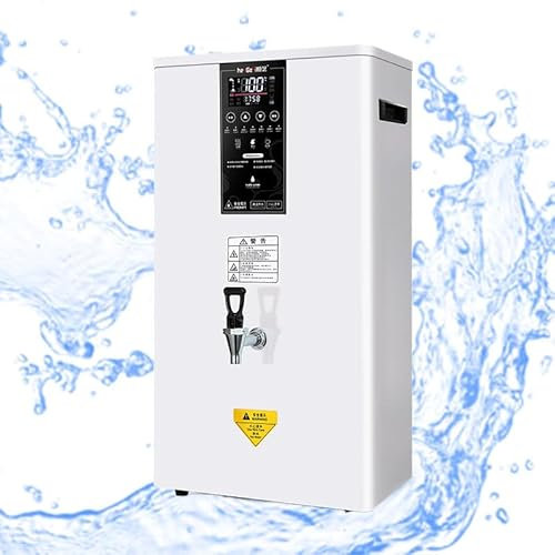 WEIMILOR Commercial Water Boiler, 50L/60L/80L Full-Automatic Steam Boiling Water Frothing Machine, Electric Steam Milk Foam Maker for Espresso Coffee Tea Shop Dessert Shop Hotel Milk,80L/H