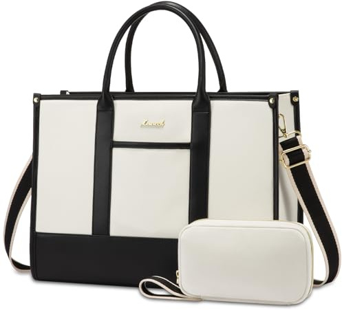 LOVEVOOK Laptoptasche Damen 15,6 Zoll, Wasserdicht Arbeitstasche Aktentasche Handtasche Groß Schultasche Shopper Business Tasche Lehrertasche, Tote Bag Notebooktasche für Büro Uni