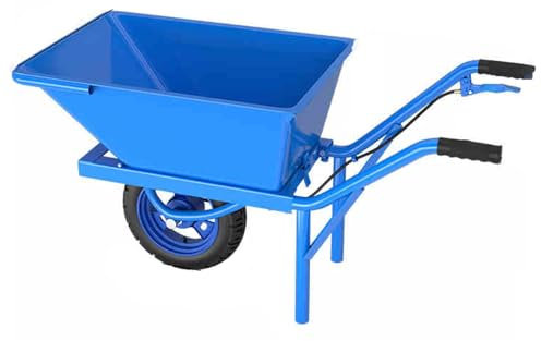 Cadeaux de la fête des pères brouette， Brouette, Chariot de Jardin, Voiture à Benne basculante à 1 Roue(with handbrake)