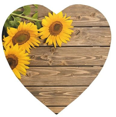 Kühlschrankmagnete mit drei Sonnenblumen auf Holzdruck, niedliche Kühlschrankmagnete für Kühlschrank, große Größe, dekorative Magnete für Whiteboard, Büro