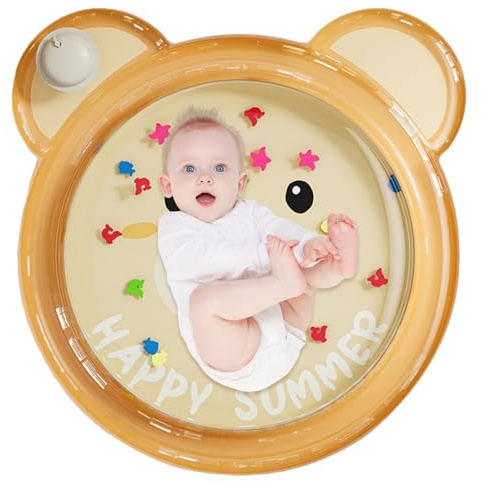 Alfombra De Juego De Agua Para Bebés Tapete Sensorial Portátil Interactivo