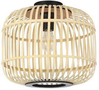EGLO Deckenleuchte Hanoi, Deckenlampe Boho Wohnzimmerlampe