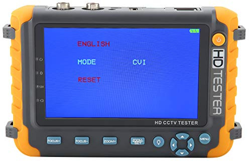 ZDETGU Tester per Telecamere di Sicurezza CCTV da 5 Pollici 5MP 4 in 1 TVI AHD CVI CVBS per Installazione e Manutenzione