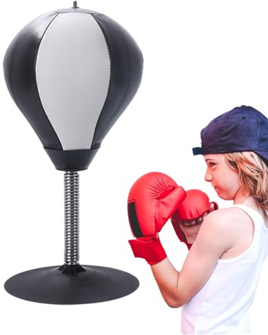 Anti-Stress Boxball – 37 x 18 x 18 cm aus PVC, Schlagwerkzeug, robuster Locher | perfekt für Jugendliche und Erwachsene, Fitness, Training zu Hause,