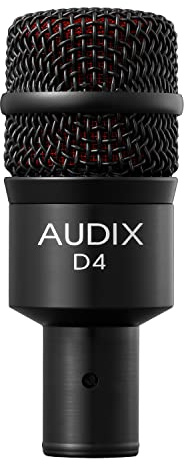 Audix D4 Hochwertiges dynamisches Mikrofon für Instrumente mit Tieffrequenzanteilen