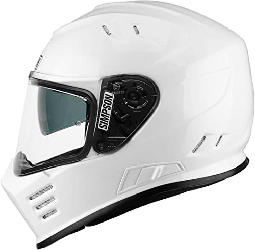 Simpson Helmet Venom White (MA) 54-XS