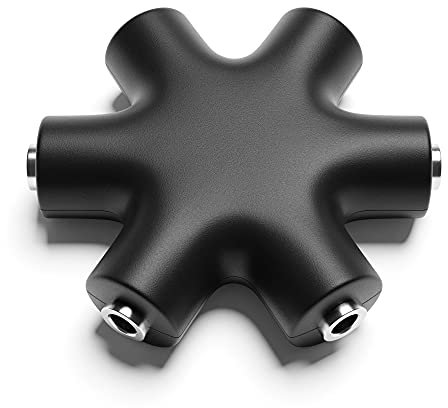 ExcelValley - Mono Patchkabel Splitter - TS 3,5mm 1/8 - Modularer Synth Eurorack [Schwarz]