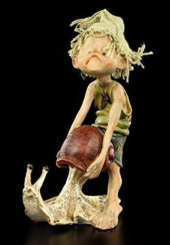 Pixie Kobold Figur - Nicht so schnell - einzeln | Fantasy-Figur, handbemalt