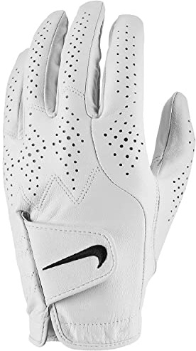 Nike - Herren Linkshänder Golf-Handschuh Tour Classic IV, Leder (L) (Weiß)