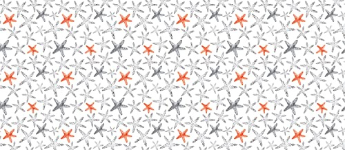 d-c-fix Wachstuchtischdecke Sea Starlets 1,10 m x 1,40 m PVC-frei | Tischtuch im Vintage-Stil für den Küchen-, Ess- oder Gartentisch – lebensmittelecht, abwaschbar & wasserdicht