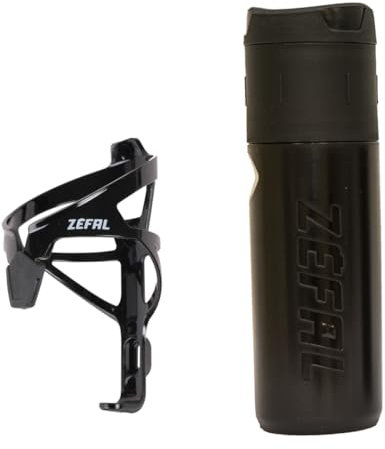 ZEFAL Kit Z Box L e Pulse A2 Nero - Porta Borraccia e Borraccia Porta Attrezzi Bici Impermeabile - Nero, Universale
