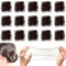 Sularpek Retine per Capelli, 35 Pezzi Reti per Capelli Invisibili, Retina Chignon con Bordo Elastico, Retina per Capelli per Infermiere, Ballerini, Hostess di Compagnie Aeree (Marroni)
