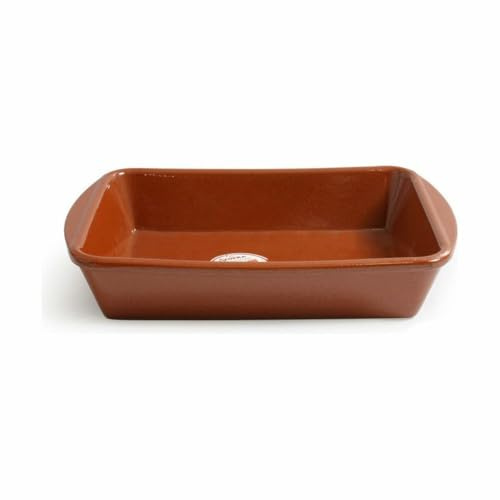 Azofra Pirofila da cucina terracotta rettangolare 29 x 20 x 6 cm (4 pezzi)