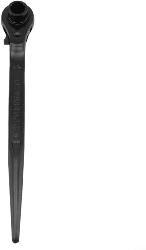 Zoegneer Black High Carbon Steel T-Bar Ratchet Wrench Plum Blossom Double-Head Spur Wheel Socket for Chainsaw Maintenance