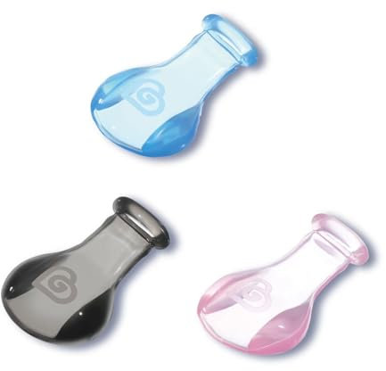 Landofgenie Succhietto Capezzoli per Adulti Advantage Pack 3 Silicone Sucker Trasparente, 100% PCTG, Silicone, BPA Free