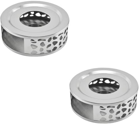 Alipis 2stücke Stainless Steel Tea Heater Multifunktionale Teewärmer Und Teekochplatte Für Zuhause Kaffeehäuser Und Restaurants Optimal Für Teezubereitung Und Warmhaltung Silber