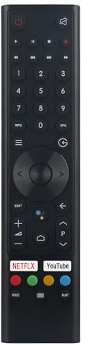 Télécommande vocale Compatible avec Qilive TV Q32HA211B Q32HA221B | Q43UA211B Q43UA212B Q43UA221B Q55UA221B Q58UA211B Q65UA211B Q65UA221B 600104144