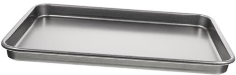 POPETPOP Teglia Per Pizza in Acciaio Al Carbonio Teglia Da Forno Rivestimento Antiaderente Per Pizza Torta Pane e Cibo Arrosto Facile Da Pulire e Riutilizzare