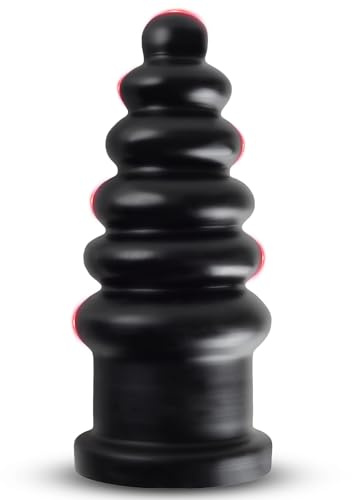 BDSMJOY Butt plug Dildo Anale XXL Dildo Gigante, grande Plug Anale con Ventosa, Perline Anali Giocattoli Anali Sesso Estremo Espansore Anale Fisting Giocattoli Sessuali per Coppie Donne Uomini