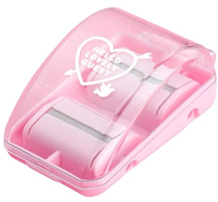 rockible Raccoglitore per Detriti Di Gomme Da Cancellare, Strumenti per Pulizia Del Desktop, Rullo Pulente per Gomme Da Cancellare, Raccoglie Efficacemente I Detriti Nel Contenitore Dei Trucioli, Rosa
