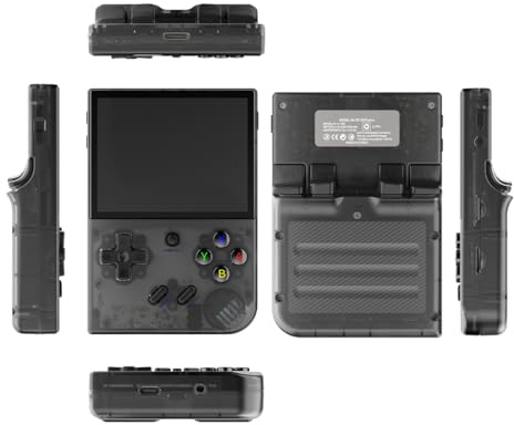 Mini console di gioco portatile retrò, RG35XX Plus con schermo IPS da 3,5, mini console di gioco portatile con supporto WiFi, intrattenimento per la famiglia e regali per adulti (32G/senza giochi)