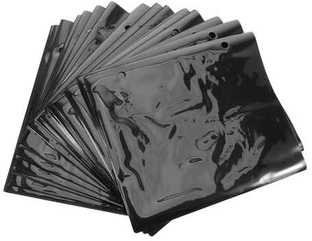 DECHOUS 20 pièces Flip Folder Pages PVC Imperméable pour Partition de Musique Organiseur pour Carnet de Partition et Classeur Protection Étanche pour Musique