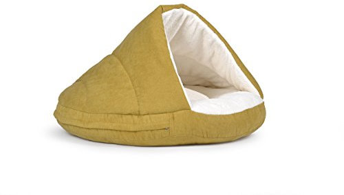 Hundehöhle außen schick, innen bequem, in Kiwi Füllung Standard Größe 120x65