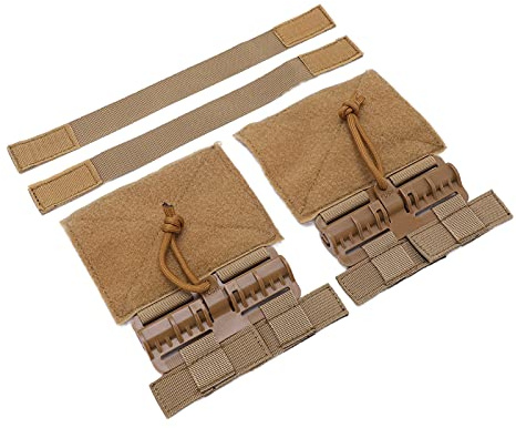Jinyi Schnellverschluss-Schnallen-Set, MOLLE-Schnellverschluss-Kit Reißfest Langlebig für JPC 6094 Weste(Schlammfarbe)