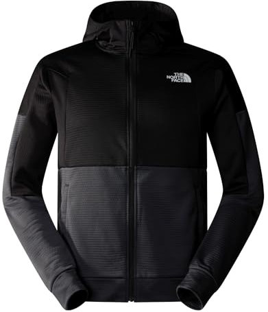 THE NORTH FACE Herren Fleece-nf0a857e Jacke, Asphaltgrau/Schwarz, S