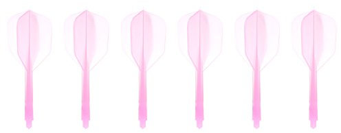 Navna Premium Flights 6 Stück integrierte Flights und Schäfte, 4,5 mm, 2BA Schraube in einem Flight-Set, Anti-Fall, 6 Farben